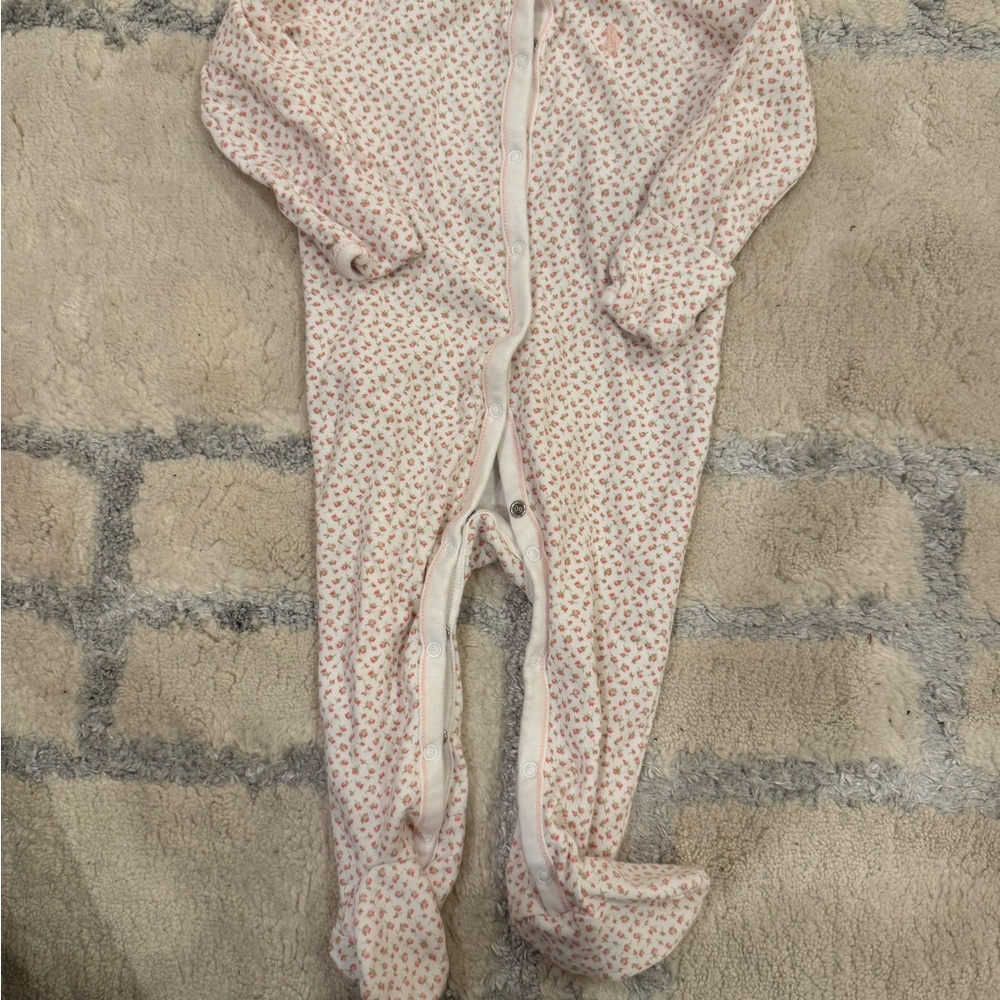 Floral Pink Kids One Piece